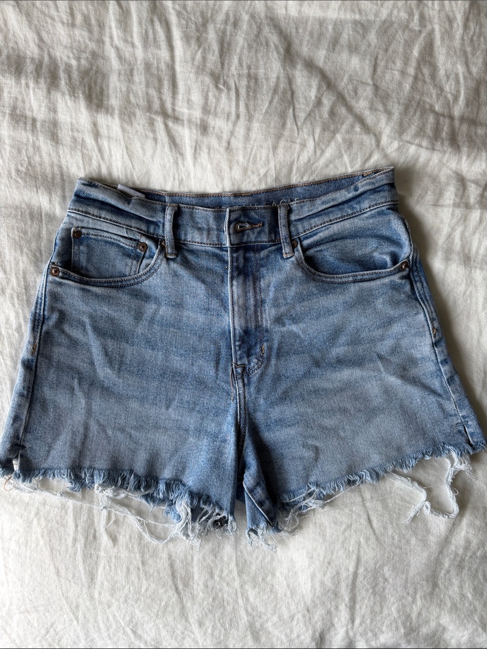 American Eagle High- Rise Denim Shorts